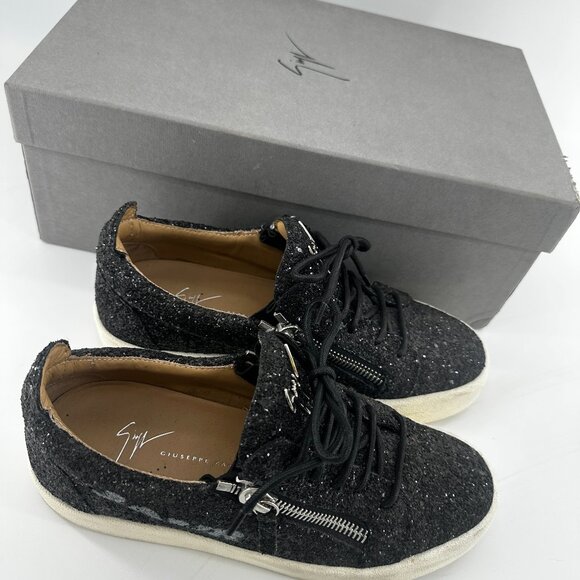 Giuseppe Zanotti Glitter Sneakers - Size 39 - Picture 1 of 10